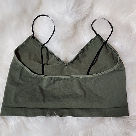 NWOT Free People Intimately Green Bralette XS/S - Picture 3 of 4